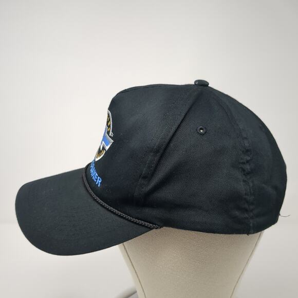 Genuine Chevrolet Barnes-Baker Snapback 5 Panel Cap Black One Size Adjustable - Picture 3 of 9